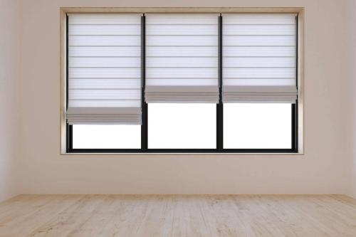 Imagem de estore. Disponíveis todo o tipo de acessórios para estores, desde fitas, enroladores, bobines, réguas térmicas e de PVC, laminados, bandas verticais, motores, molas, caixas compactas de alúminio e PVC